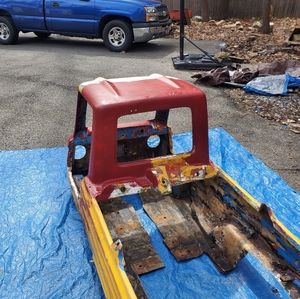 amusement park ride or go cart fiberglass body